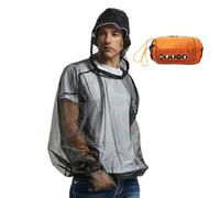 Traje contra Moscas: Cobertura De Malla Portátil Transpirable, Equipo De Protección contra Insectos, Ropa para Acampar Al Aire Libre, Ropa De Seguridad para Caminatas | Traje Antimoscas Ligero Escudo