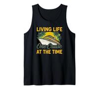 Traje cruceros Viviendo la Vida un Crucero Camiseta sin Mangas