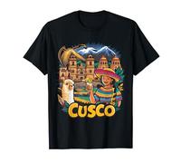 Traje Cusco Inca Souvenir Viaje Perú Vacaciones Peruano Camiseta