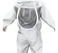 Traje de Abejas Ropa de apicultura cuerpo entero, traje protección profesional, velo seguridad, sombrero, vestido, equipo for todo el(XL)