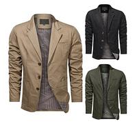 Traje de algodón para hombre, cárdigan para hombre, cuello en V, chaqueta de moda, chaqueta de entretiempo, tiempo libre, cortavientos, botones, abrigo de invierno, chaqueta gruesa de otoño, chaqueta
