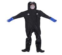 Traje de apicultura anti abejas Traje de una pieza Monos de apicultura Paño protector con guantes Cuero artificial Transpirable para apicultores 42 XL