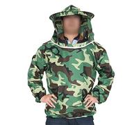 Traje de apicultura con sombrero de apicultura, velo con cremallera, traje profesional de apicultor, mangas protectoras de apicultura, ropa de apicultura para hombres y mujeres