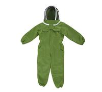 Traje de apicultura Traje de cuerpo completo, traje de abeja profesional Trajes de apicultor a prueba de picaduras Kit de apicultor con guantes Suministro de apicultura de cuerpo (l)