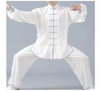Traje De Artes Marciales para Hombres, Tang Traje De Artes Marciales Kung Fu, Disfraz Chino Uniforme De Tai Chi Cómodo Y Transpirable Ropa De Wing Chun para Tai-Chi, Kung Fu Y Ocio B,3XL