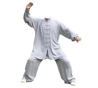 Traje De Artes Marciales, Tang Traje De Artes Marciales Kung Fu, Traje Hombre De Tai-Chi, Cómodo Y Transpirable, Disfraz Chino Uniforme De Kung Fu Uniforme De Ejercicio Transpirabl A,M