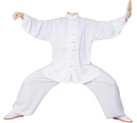 Traje De Artes Marciales, Tang Traje De Artes Marciales Kung Fu, Traje Hombre De Tai-Chi, Cómodo Y Transpirable, Disfraz Chino Uniforme De Kung Fu Uniforme De Ejercicio Transpirabl B,XXL