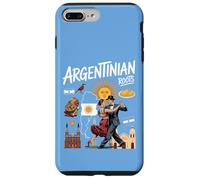Traje de bandera argentina para niños, idea de raíces hispanas argentinas Carcasa para iPhone 7 Plus/8 Plus