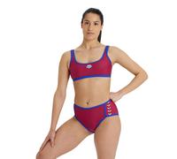 Traje de baño Arena para mujer traje de baño W Icons Top, rojo vino/azul,...