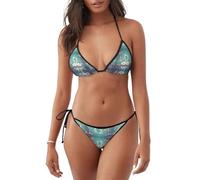 Traje de baño Bikini Swan in Love para Mujer con Tirantes Ajustables para la Playa y la Piscina.