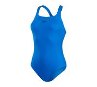 Speedo Women's Eco Endurance+ Medalist Swimsuit| Athletic Fit | Classic Design| Recycled Fabric | Chlorine Resistant | Extra Flexibility, Bondi Blue, 32