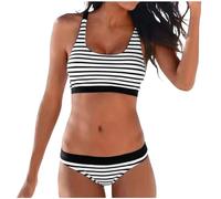 Traje De Baño De 2 Piezas para Mujer Conjunto Bikini Push Up Cintura Alta Bikinis Mujer Push Up Traje Baño 2 Piezas para Bikinis Empujar hacia Arriba Bañadores Deportivos Bañador Competición
