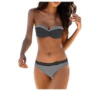 Traje de Baño de 2 Piezas para Padres e Hijos Mujeres Niñas Tankinis Traje de Baño a Juego para la Familia Conjuntos de Trajes de Baño con Volantes Ropa de Playa de Verano