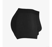 Traje de baño de ajuste sensible para hombre con ingeniería de levantamiento de cadera, tela elástica en cuatro direcciones para un rendimiento diario de apoyo pero sin restricciones (XXL negro)
