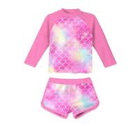 Traje De BañO De NiñA-Conjunto De Traje De BañO De Dos Piezas para NiñAs, Lindo Traje De BañO Dividido para NiñAs Y NiñOs Grandes, Adorable Traje De BañO para BebéS