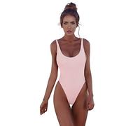 Traje de Baño de Una Pieza Mujer Trajes de Bañadores Conjuntos Push Up Bañador Sexy Cuello en V Bikini Cintura Alta Pliegues Estampado Swimwear Control del Vientre Bañadores Reductores Tallas Grandes