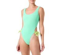 Hurley Solid Scrunch Moderate One Piece Traje de baño de una Sola Pieza, Espuma de mar, S para Mujer