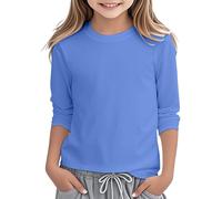 Traje de baño de una pieza para niñas ideal para actividades de verano confeccionado en un tejido suave que ofrece una excelente comodidad durante todo el día, azul celeste, 4-5 Años