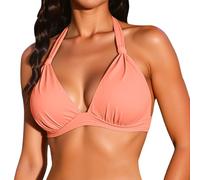 Traje de baño deportivo para mujer, traje de baño Tankini para mujer, top diadema y bajo triángulo de dos piezas cómodas para la playa en verano