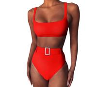 Traje De Baño Enterizo Rojo Up Natacion Fucsia Cintura Banos Cruzada Outlet Cordon Hot V Abertura Inferior Contrareembolso Elegantes Marrones Parecer Muchacha Que Largas