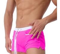 Traje De Baño Hombre Bañador Corto Hombre Bañador 3XL Bolsa Playa Forro Compresión Pantalones Cortos Blanco Bañadores Secado Rápido Leopardo Ropa Divertido Calções Homem Boxer Surferos Casual