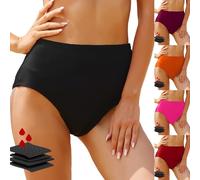 Traje de baño Menstrual a Prueba de Fugas, Braga del Bikini, UPF 50+, Impermeable, Flujo Ligero, para Mujeres, niñas y Adolescentes