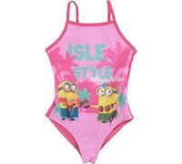 Traje de baño Minions para niñas - Bañador Isle Style niños Rosa/Rosa (as3, Numeric, Numeric_98, Numeric_104, Regular)