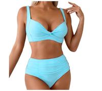 Traje De Baño Mujer Bikinis Mujer Push Up Conjunto De Bikini Push Up Bikini Deportivo Cintura Alta Cuello En V Bañador Cintura Bikinis Set Ropa Playa Traje Baño