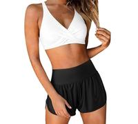 Traje De Baño Mujer Hot Trajes Ingles Alta Brasileños Fluor Mayor Turquesa Colores Moderno Adelgazante Pañuelo Muy Surfero Cáncer Madre Venta Microbikinis Sensuales Faldita