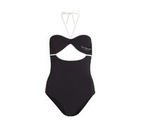 KARL LAGERFELD B.V Hotel Karl Rib Rio Swimsuit Traje de baño de una Pieza, Negro, L Mujeres