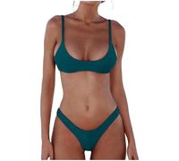 Traje de baño Mujer,Push Up con Relleno Conjuntos Conjunto Bohemio Floral Bañador Tankini Básico Bikinis Brasileño Diseño Playa y Piscina Ideal para Fiestas Playeras#Z