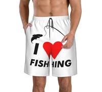 Traje de baño para hombre de secado rápido I'mYelling I'm Italian Beach Board Shorts trajes de baño trajes de baño de equipo pesado bandera de operador 8, Caza, pesca y amor todos los días 6, M