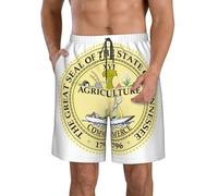 Traje de baño para hombre, secado rápido, bandera mapa de Vermont, pantalones cortos de playa, trajes de baño con bandera de Utah 2, Emblema nacional de Tennessee 7, L