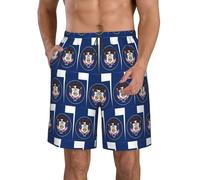 Traje de baño para hombre, secado rápido, bandera mapa de Vermont, pantalones cortos de playa, trajes de baño con bandera de Utah 2, Mapa de la bandera de Utah 4, 3XL