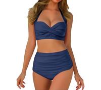 Traje de baño para mujer Categoría de producto Swimwears Tankinis Set de trajes de baño de dos piezas Título del producto Conjunto de bikini para mujer con cobertura completa delantera con cuello en V