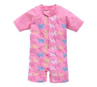 Traje de baño para mujer, con cremallera, secado rápido, para niños grandes y medianos, caricaturas, para niños de 18 años, para verano, playa, piscina, vacaciones, M, 7-8 años