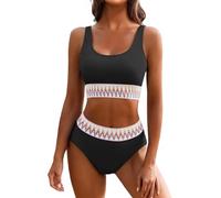 Traje de baño para mujer de 2 piezas de cintura alta este bikini deportivo de dos piezas con efecto ganador es ideal para esculpir tu silueta y ofrecer un mantenimiento perfecto para todas tus bañadas