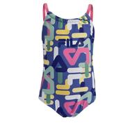 FILA Sinah Swimsuit Aop Bleached Denim Letter Aop Talla: 98/104 | Bañadores Outlet | kids | Azul