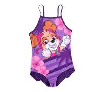 Traje de baño Paw Patrol con Volantes para niñas - Traje de baño Infantil Skye Morado (DE/NL/SE/PL, numérico, 122, 128, Regular, Morado)