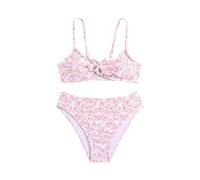 Traje De BañO Sirena para NiñA Lindo Conjunto Bikini con Print NatacióN Infantil DiseñO Surf Braga Bikinis Y Pantalones Corta Estampado Floral 3 Piezas Monocolor, NiñOs Tallas A 15 AñOs