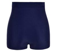 Traje de baño tanga cintura cintura mujeres medias nadar playa más trajes de baño tankinis conjunto bikini sexy cintura alta, Azul oscuro., S