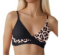 Traje de baño Tankini de Color sólido con Relleno Push up y Braguita de Cintura Alta para Playa Suavidad Que Abraza sin Apretar