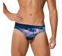 Traje de baño Tipo Slip para Hombre Thunder in The Sky, Bikini Sexy, bañador, Calzoncillos.
