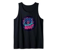 Traje de bestia vibrante para los amantes de los monstruos Camiseta sin Mangas