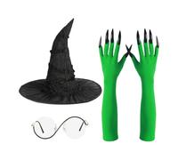 Traje De Bruja, Lunas De Trajes De Brujas Set - Halloween Role Play Props For Cosplay Fans Masquerade Travel Festival Gathering Outdoor