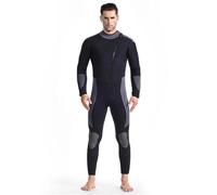 Traje de Buceo Traje de Buceo Neopreno Grueso 5 mm for Hombre, con Cremallera Frontal, for Hacer esnórquel, Surf, Caza, protección UV, for Mantener el Calor, Tallas M a 4XL(4XL)
