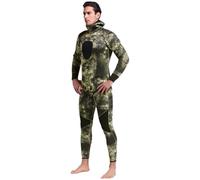 Traje De Buceo Traje De Neopreno Para Buceo 5Mm,2 Piezas Para Hombre Adultos, Camisetas Con Capucha Y Chaleco,Surf,Natación,Cálido Para Buceo Aguas Frías,Traje A Prueba De Medusas D,L(58-65kg)