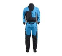 Traje de Buceo Unisex Adulto Traje seco de Kayak for Hombre, con Juntas látex y Refuerzo Neopreno, for Aguas tranquilas, ríos oceánicos navegación a Vela(Blue,S)