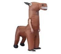Traje de caballo Blow Up - Disfraz inflable de cuerpo entero, unisex con animales, disfraz de ligero y duradero | Disfraz de caballo para hombres mujeres adultos familia amigos niños