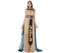 Traje De Cleopatra Para Mujeres - Vestido De Cosplay Para Mujeres, Traje De Halloween | Elegante Queen Of The Nilo Traje Para Adultos Con Detalles Reales Para Ocasiones De Mascar